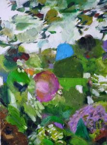 Garten, 2011, 40 x 30 cm, Öl a. Lwd.