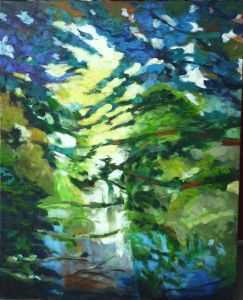Lichtblick, 2010, 100 x 80 cm, Öl a. Lwd.