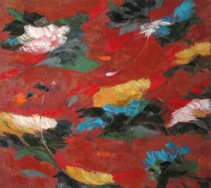 Ohne Titel / Nr. 5, Februar 2004, Öl auf Leinwand, 90 x 100 cm