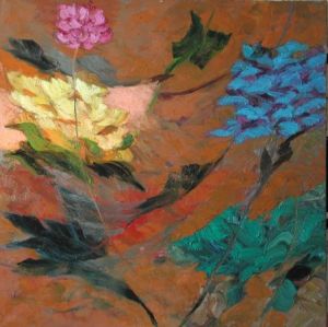 Ohne Titel / Nr. 7, März 2004, Öl auf Leinwand, 100 x 100 cm