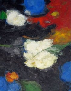 Ohne Titel, Juni 2006, Öl auf Leinwand, 100 x 80 cm