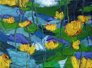Ohne Titel / Nr. 2, Mai 2004, Öl auf Leinwand, 30 x 40 cm