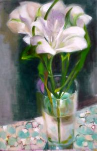 Inkalilie, 2014, 120 x 80 cm, Öl a. Lwd.