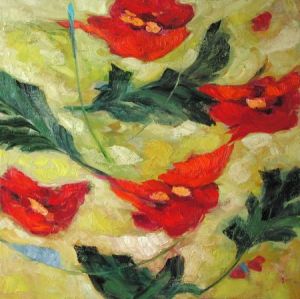 Ohne Titel / Nr. 13, April 2004, Öl auf Leinwand, 100 x 100 cm