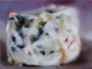Roquefort, 18 cm x 24 cm/ Dez.. 2016/ Öl auf Lwd.