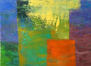 Vegetatives, April 2006, Öl auf Leinwand, 60 x 80 cm