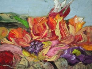 Ohne Titel / Nr. 1, Februar 2004, Öl auf Leinwand, 30 x 40 cm