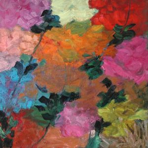 Ohne Titel / Nr. 10, Oktober 2003, Öl auf Leinwand, 100 x 100 cm