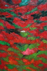 Ohne Titel / Nr. 16, März 2002, Öl auf Leinwand, 50 x 70 cm