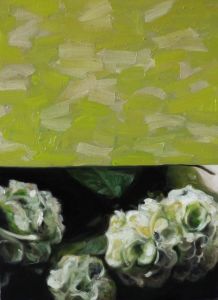 Hortensie,  2009, 80 x 60 cm, Öl a. Lwd.