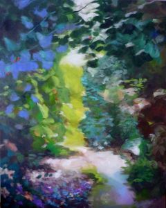 Berggarten VII, 2012, 100 x 80 cm, Öl a. Lwd.